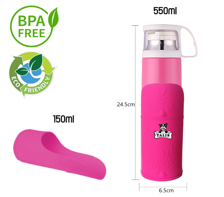 Insulated Convenient Dog Travel Water Bottle