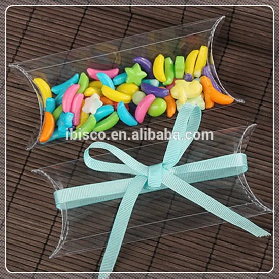 2018 Chian new productschina Customized Clear PVC Packing Boxes Pillow Box