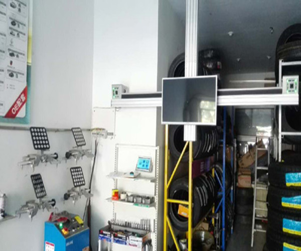 Ceiling-mounted Wheel Alignment