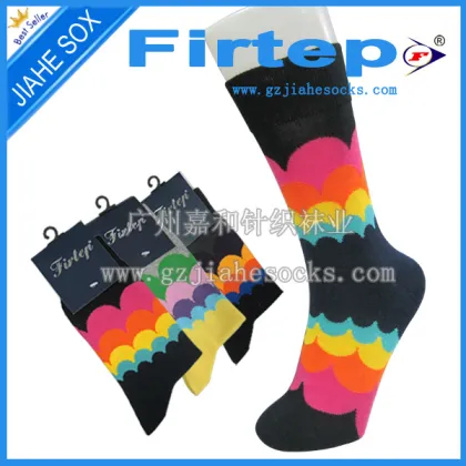 Colorful designer men's socks happy socks