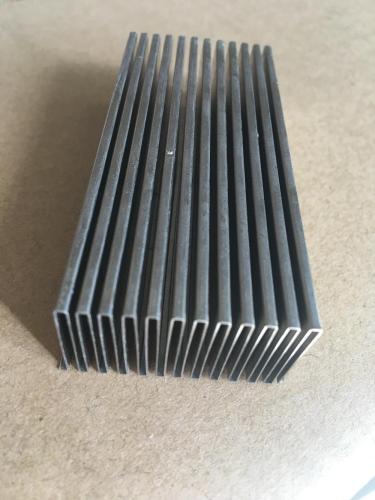 Aluminum folded fin heatsink folding radiator