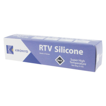 Casoutchouc en silicone RTV noir pour moteur de jeu de joints