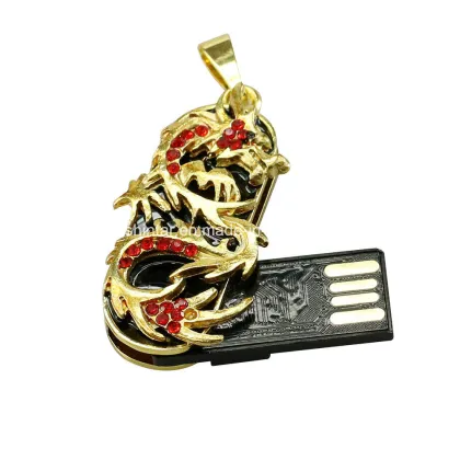Jewelry Dragon USB Memory Stick Crystal USB Flash Drive