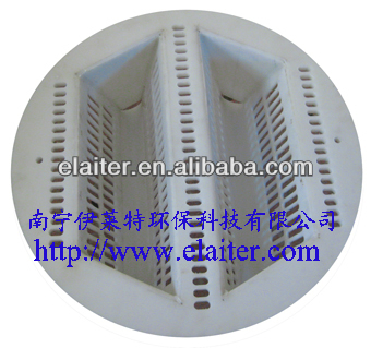 Plastic hump support with corrugated arches