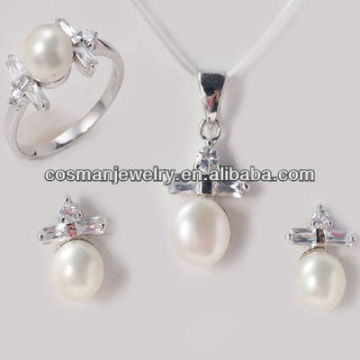 imitation pearl jewelry sets