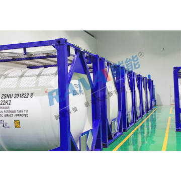 PTFE ISO tank equipment for electronic chemicals storage