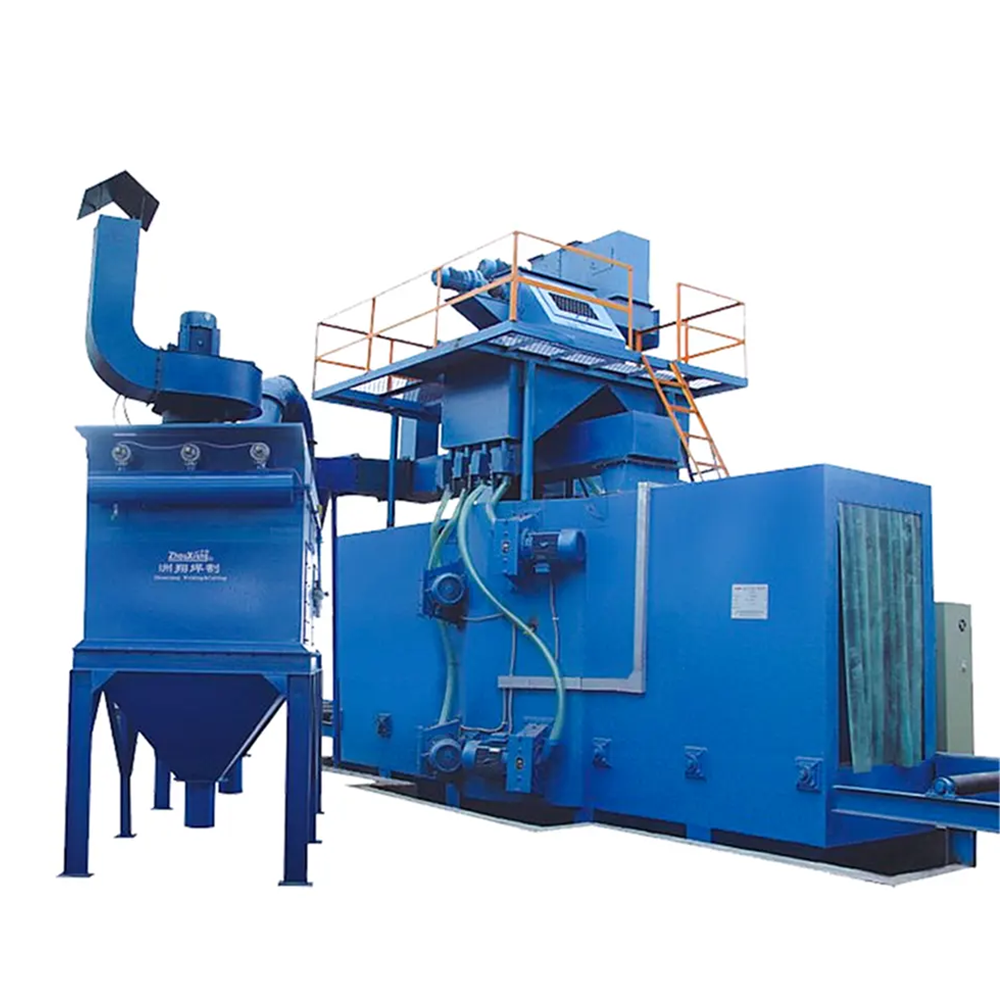 Clean Steel Plate H Beam Shot Blasting Machine