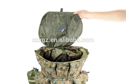 camouflage nylon/polyester military backpack tactical backpack