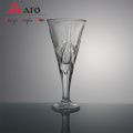 ATO Vintage Barware Lead Free Crystal Champagne Glasses