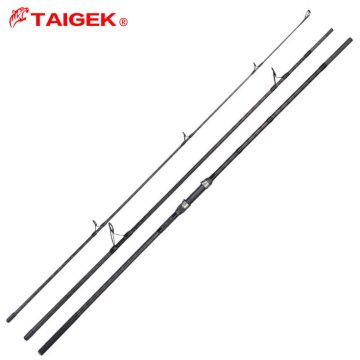 Taigek 3,6m-3.9m 3 sezioni canne da pesca carpa: attrattiva e attrezzatura da pesca a rotazione