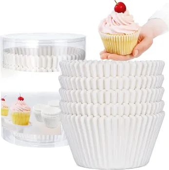 Wholesale Disposable Greaseproof Paper Baking Cups for Cakes and Candies