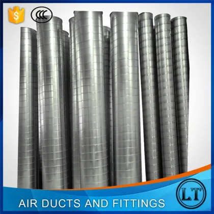 spiral vent corrugated round air pipe ducts