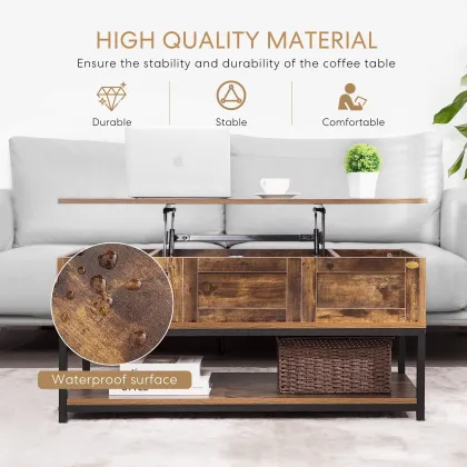 Adjustable Wooden Laptop Desk and Coffee Table for Home Office, Hospital, Salon or Maison