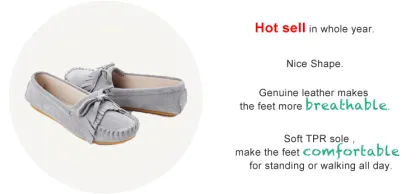 Comfortable Genuine Leather Loafer Moccasin Shoes for Women