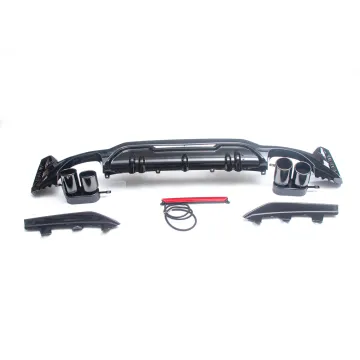 BMW G28 2022-2023 Otomatis Bumper Belakang Diffuser Kit Bibir Belakang Mobil dengan Knalpot