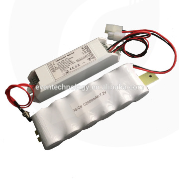 Rechargeable Ni-CD Battery Pack For 15W LED Light With External Driver Under 3 Hours Duration