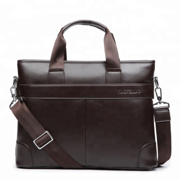 Men Genuine Leather Bag Business Soft Brown Vintage Men Briefcase Best Selling High Quality