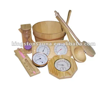 Wooden Sauna Room and Sauna Accessories