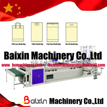 super high speed soft loop handle bag making machine
