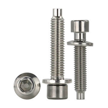 Stainless steel socket flat washer combined guide bolt