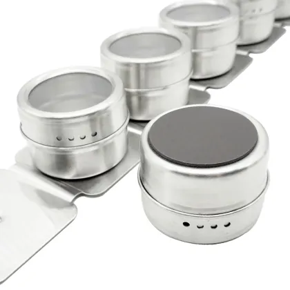 Magnetic Spice Jars Seasoning Containers Set