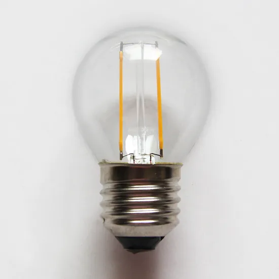 PS45 E27 B22 Base 2W Clear Glass Cover LED Filament Light Bulb for Decoration