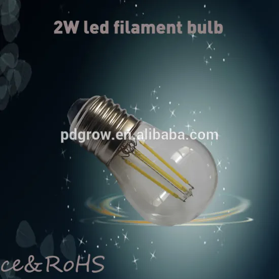 New products 2016 G45 led filament bulb ul 4W E14 E27 led lighting dimmable all product alibaba