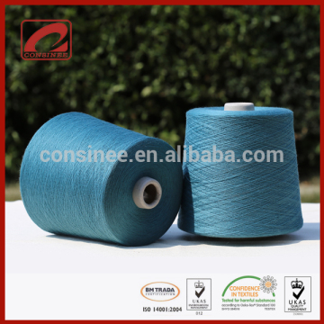 Popular nm2/48 90 wool and 10 cashmere blended yarn for knitting a scarf
