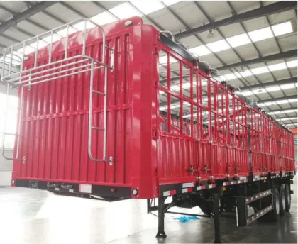 Stake Semi-Trailer Cargo Fence Truck Semi Trailer