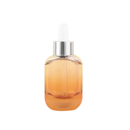 Fashionable Skincare Cosmetic Dropper Glass Bottle For Serum