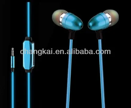 LED Flashing Earphone Fashion MP3 Earphone
