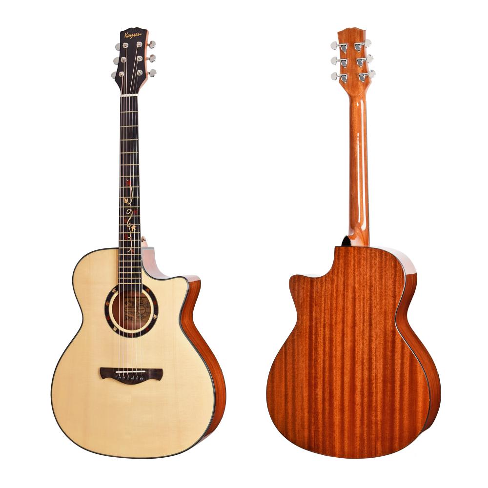 Kaysen K C17 C High End Solid Wood Acoustic Guitar 7