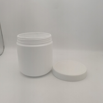High Quality HDPE Screw Cap White Plastic Tank 450ml 500ml for Health Care Powder