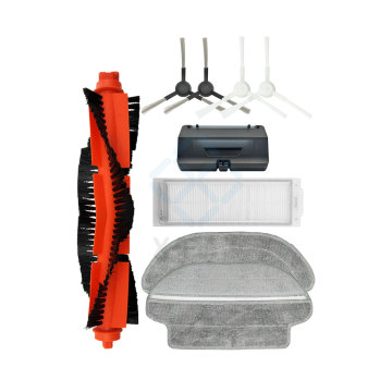 Yunmi 3C/X2/V2 STYJ02YM Sweeping Robot Accessories Set: Rolling Brush and Rag Edge Brush