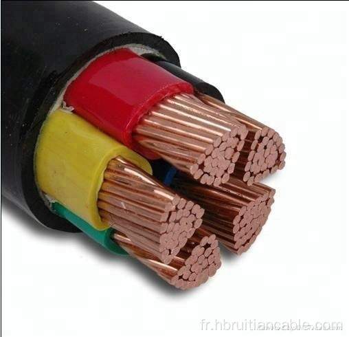 Câble d'alimentation électrique en cuivre à conducteur multicore en cuivre