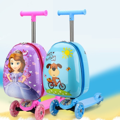 Lightweight Children's Skateboard Trolley Suitcase