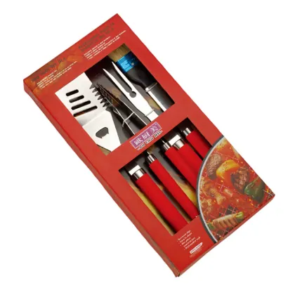 4pcs BBQ set professional bbq tools