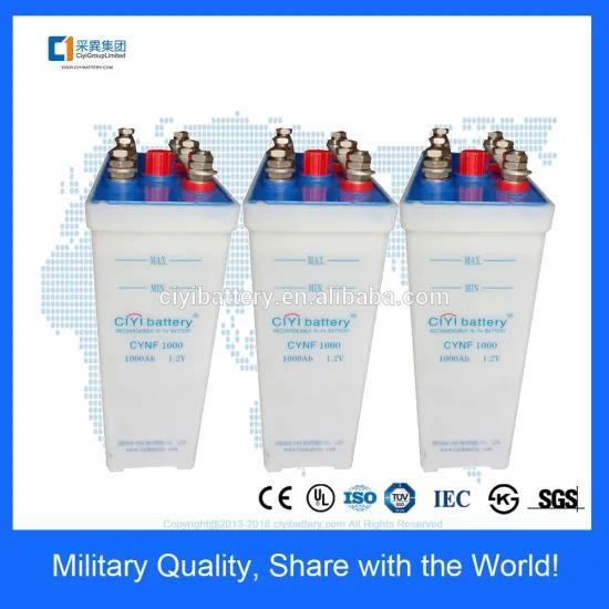 Super Quality NiFe Battery 24v 48v 1000AH Nickel Iron Batteries for Sale