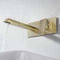 Bathroom luxury brass in-wall hidden bathtub shower Faucet