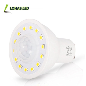 PIR Motion Sensor GU10 LED Spotlight for Garage and Hallway