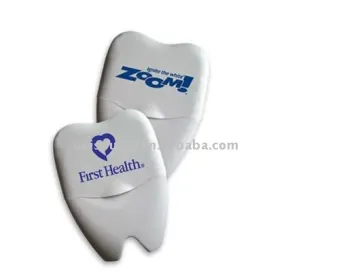 #SS08S hot sale waxed floss tooth shape mint dental floss
