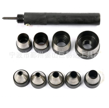 Professional DIY 10pcs Multi-Size Hole Punch Tool Set for Leather Craft