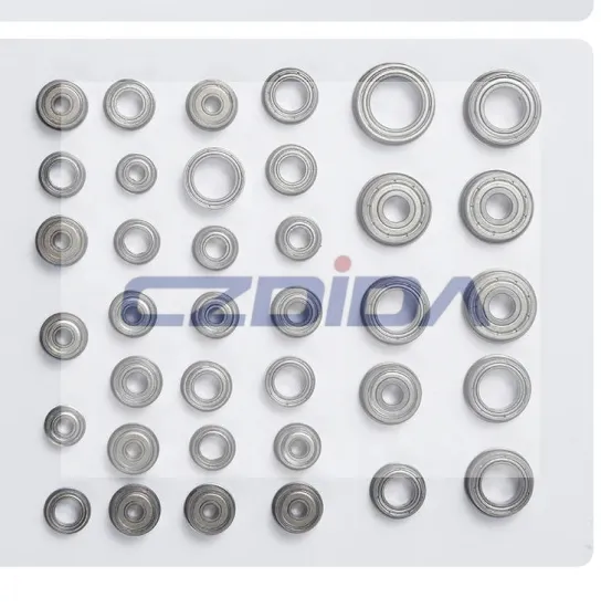 MF63ZZ Micro Flange Deep Groove Ball Bearing 3x6x2.5mm MF Series