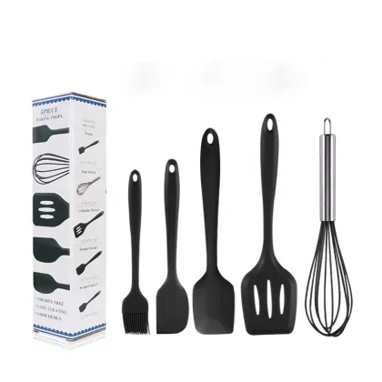5pcs Silicone Cooking Utensils Set - Silicone Kitchenware & Kitchen Utensils