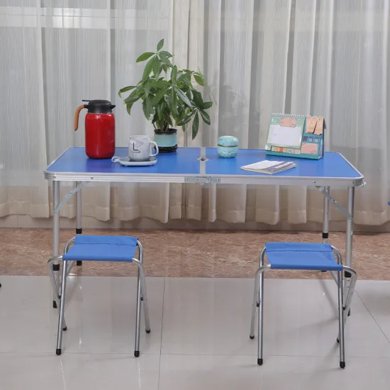 Low Price Picnic Outdoor Aluminum Adjustable Height Folding Table for Camping