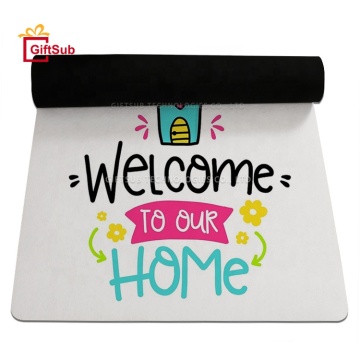 Customizable Sublimation Print Doormats: Non-Woven Rubber Outdoor Mats for Personalized Entry Decor