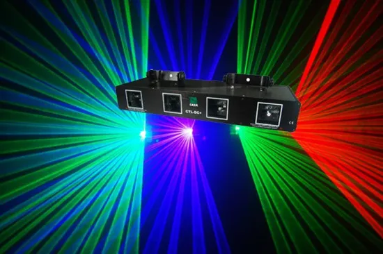 Rgby Disco Laser Light , Dmx512 / Master / Slave Laser Stage Lighting