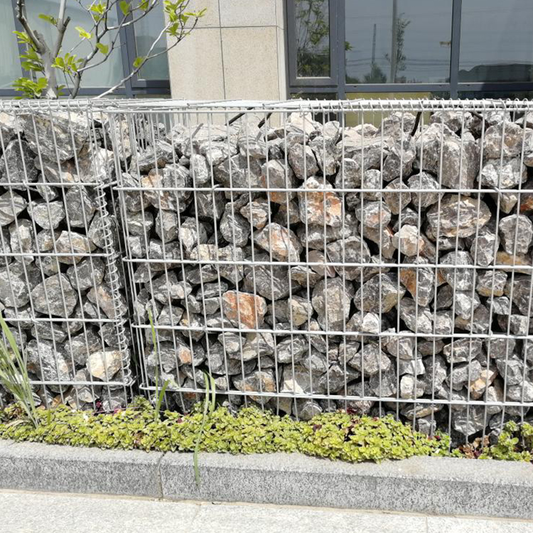 Galvanized Galfan Welded Gabion Basket Stones