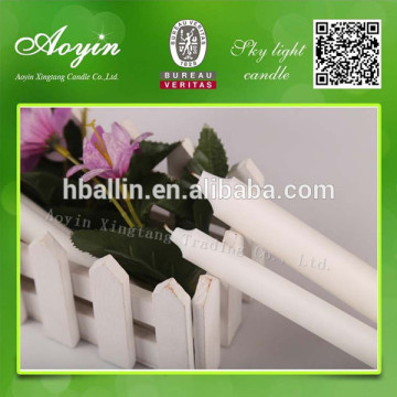 high quality flameless cheap white candle/church and home decoration