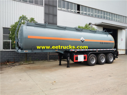 29500 Liters 30T HClタンカーセミトレイラー